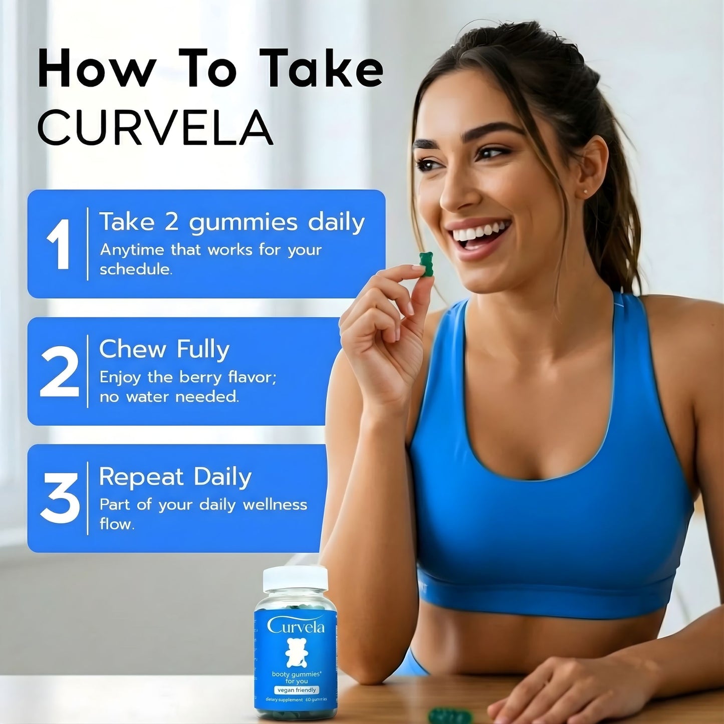Curvela Triple-Action Booty Support™ Gummies