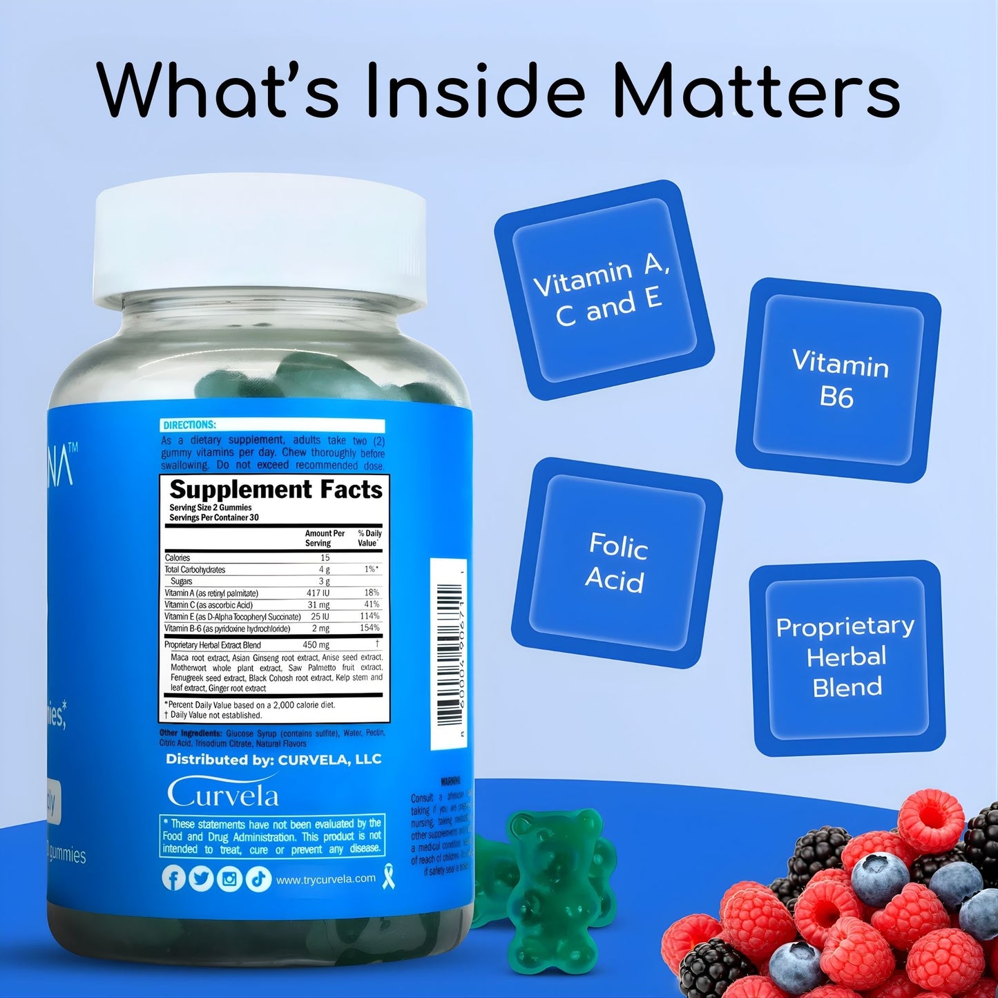 Curvela Triple-Action Booty Support™ Gummies