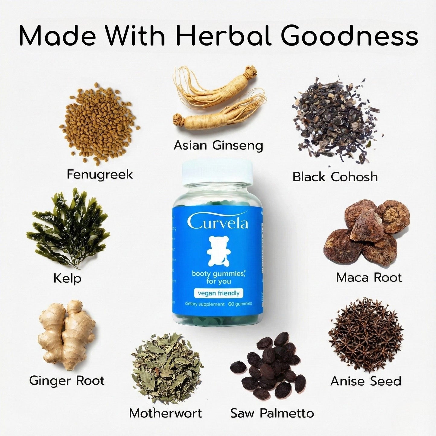 Curvela Triple-Action Booty Support™ Gummies