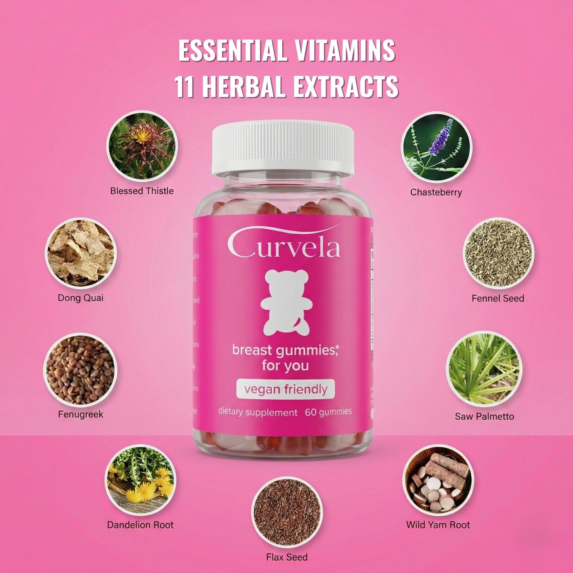 Curvela Triple-Action Breast Support™ Gummies