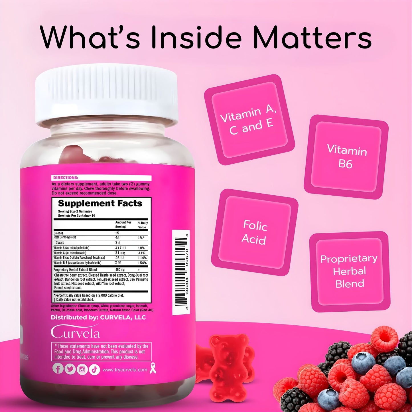 Curvela Triple-Action Breast Support™ Gummies